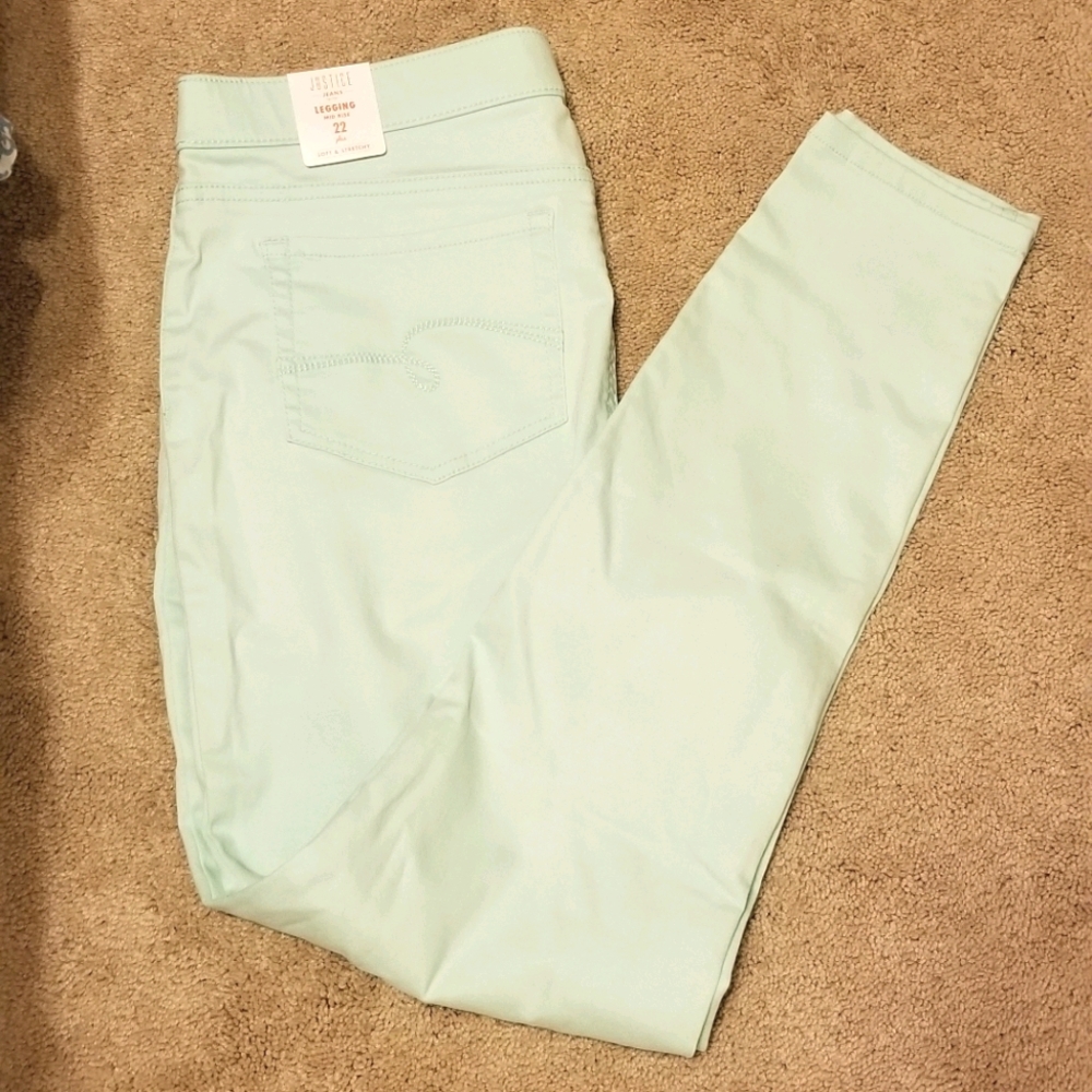 Girls NWT Justice jeans size 22 PLUS